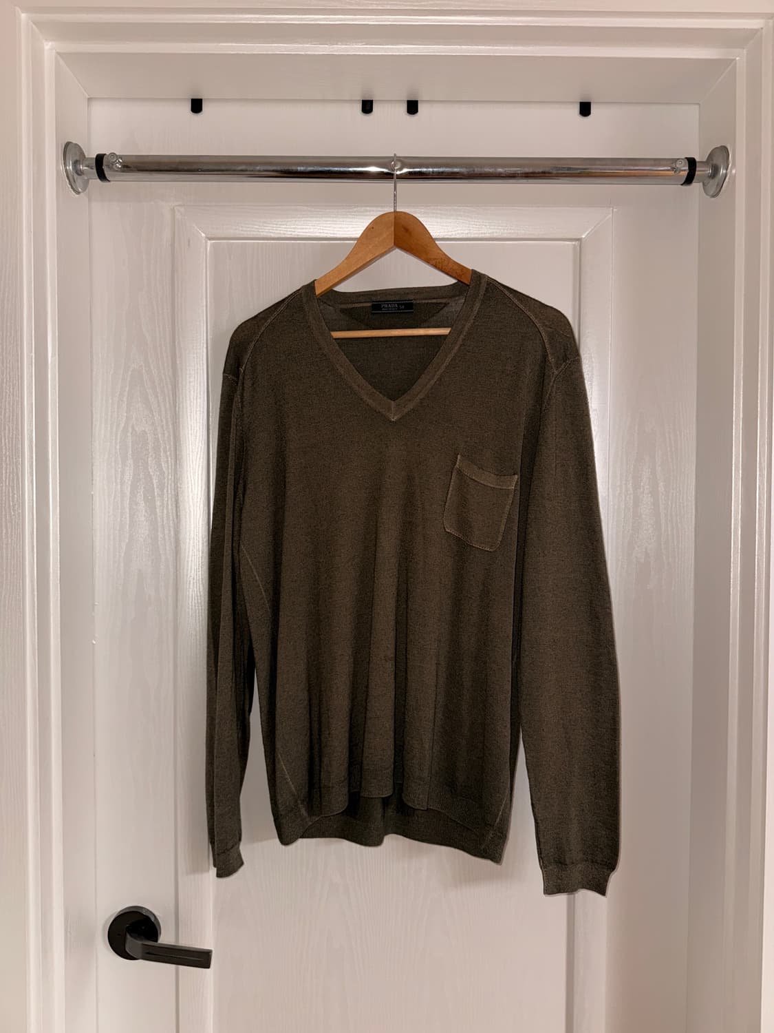 Leather Patch Sweater 상품이미지3