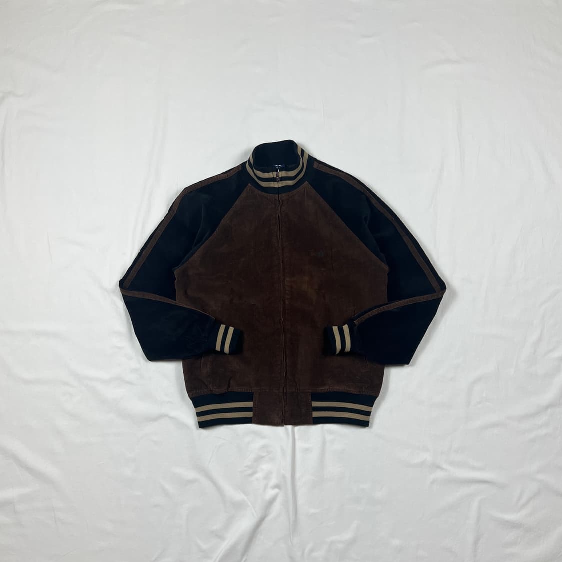 90‘s 행텐 hangten 로고 코듀로이 트랙자켓 상품이미지1