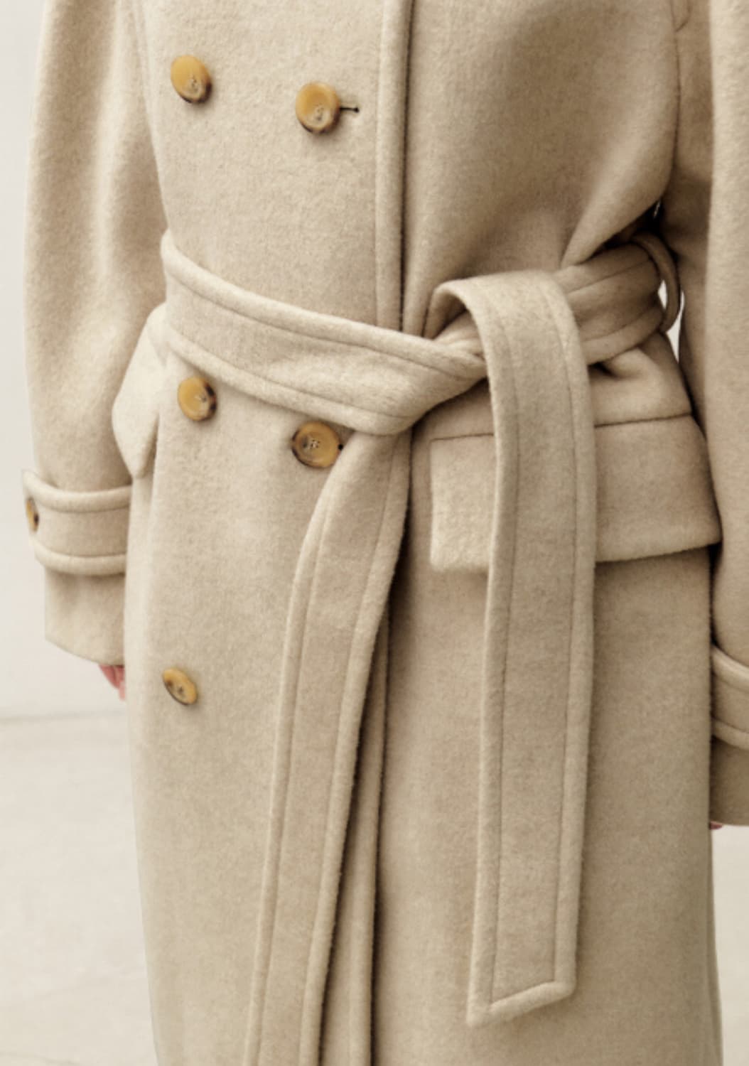 모한 캐시미어 더블 울 코트 네고가능 상품이미지2