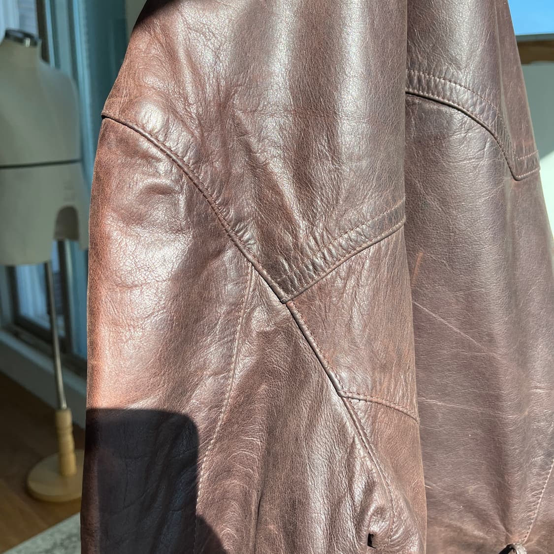 90s 말보로 클래식 이태리 메이드 레더 필드자켓 상품이미지8