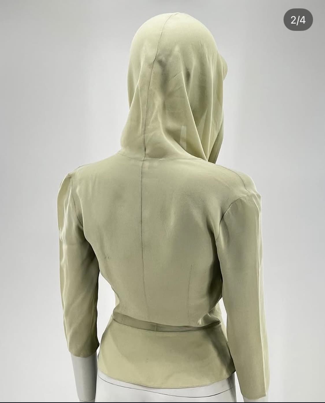 Junko Shimada 실크 후드 블라우스 상품이미지2