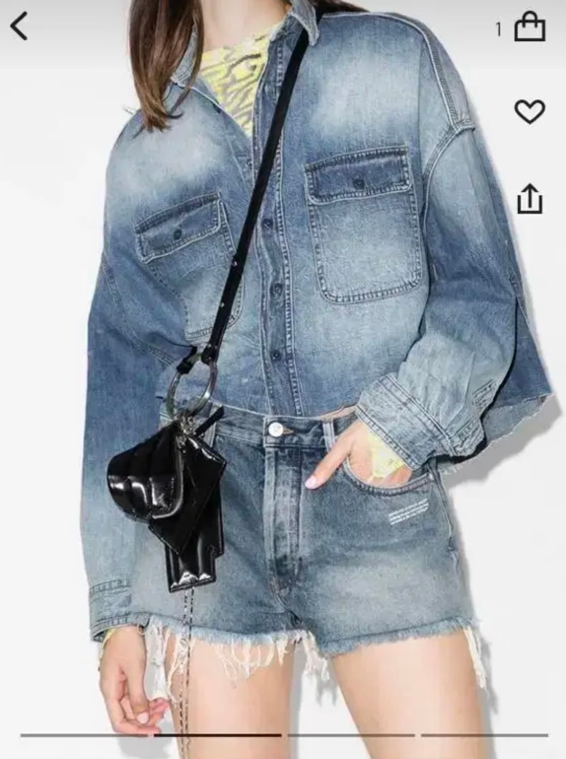 R13 데님 셔츠 xs 상품이미지2