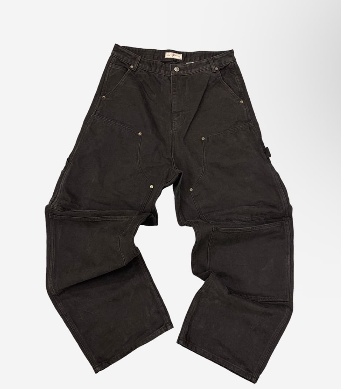 [2]아오이로 커티드 더블니 팬츠 블랙펄 상품이미지1