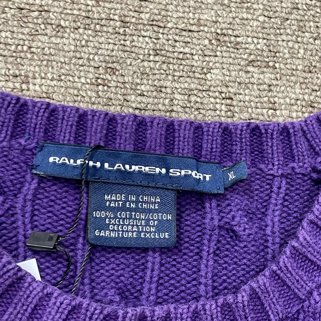 (XL) POLO 폴로 랄프로렌 스포츠 케이블 니트 상품이미지7