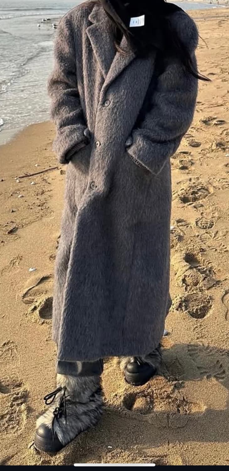 무신사 헤어리 울코트  상품이미지1