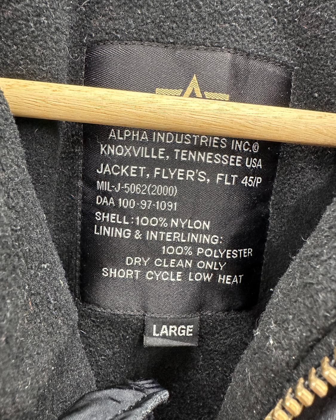 (L)ALPHA FLT 45/9 항공점퍼-M1511 상품이미지3