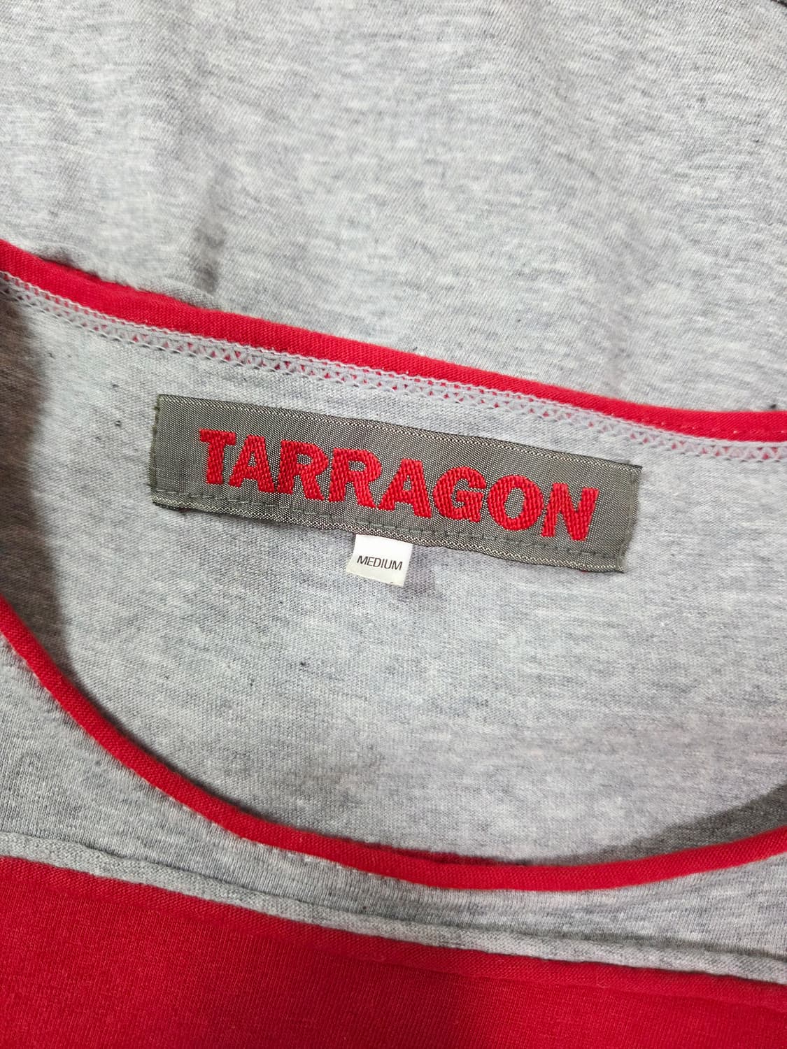 타라곤 재팬 레드 스트라이프 롱 슬리브 티셔츠 상품이미지6