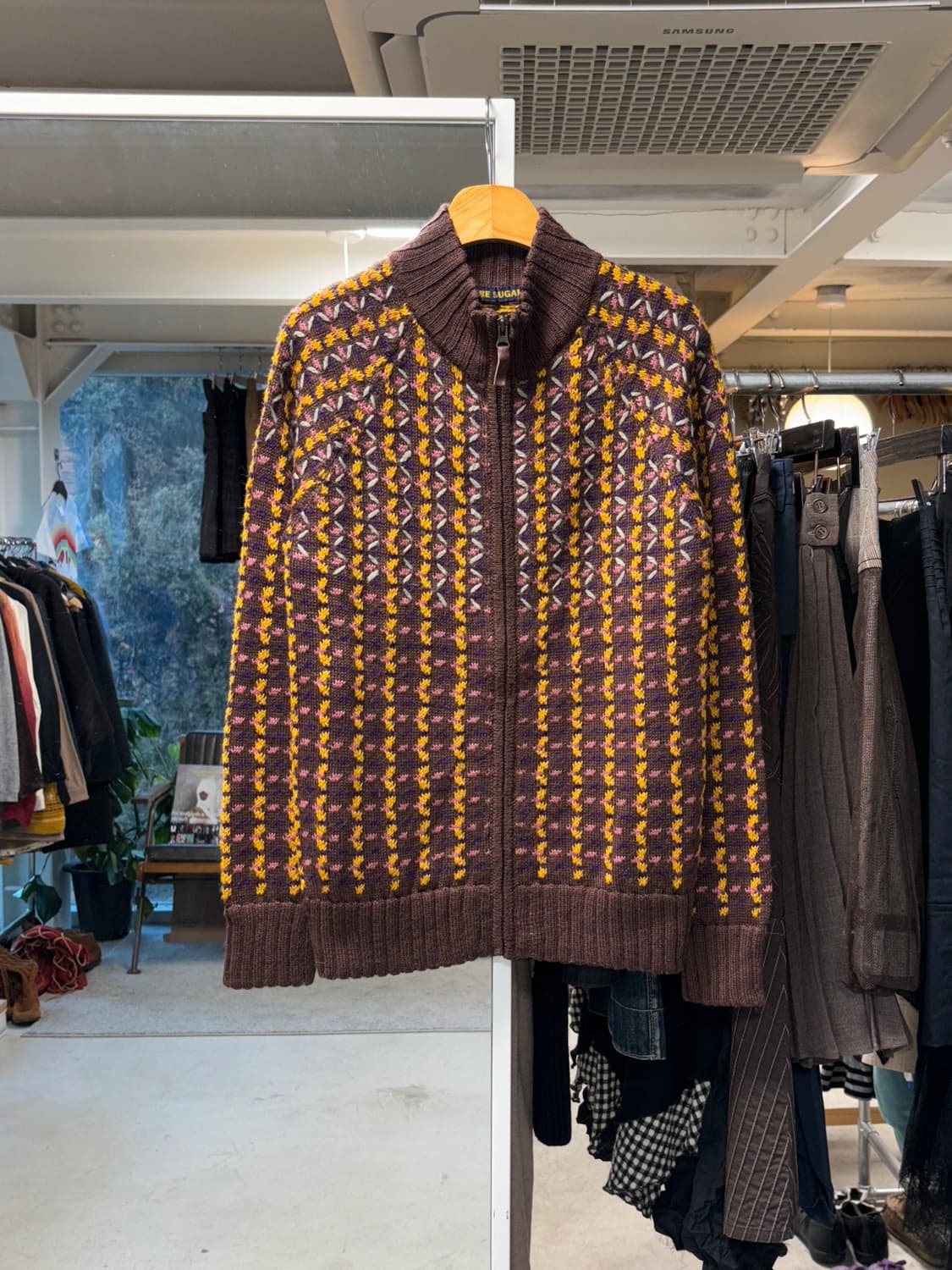 Cube sugar 집업 니트 상품이미지1