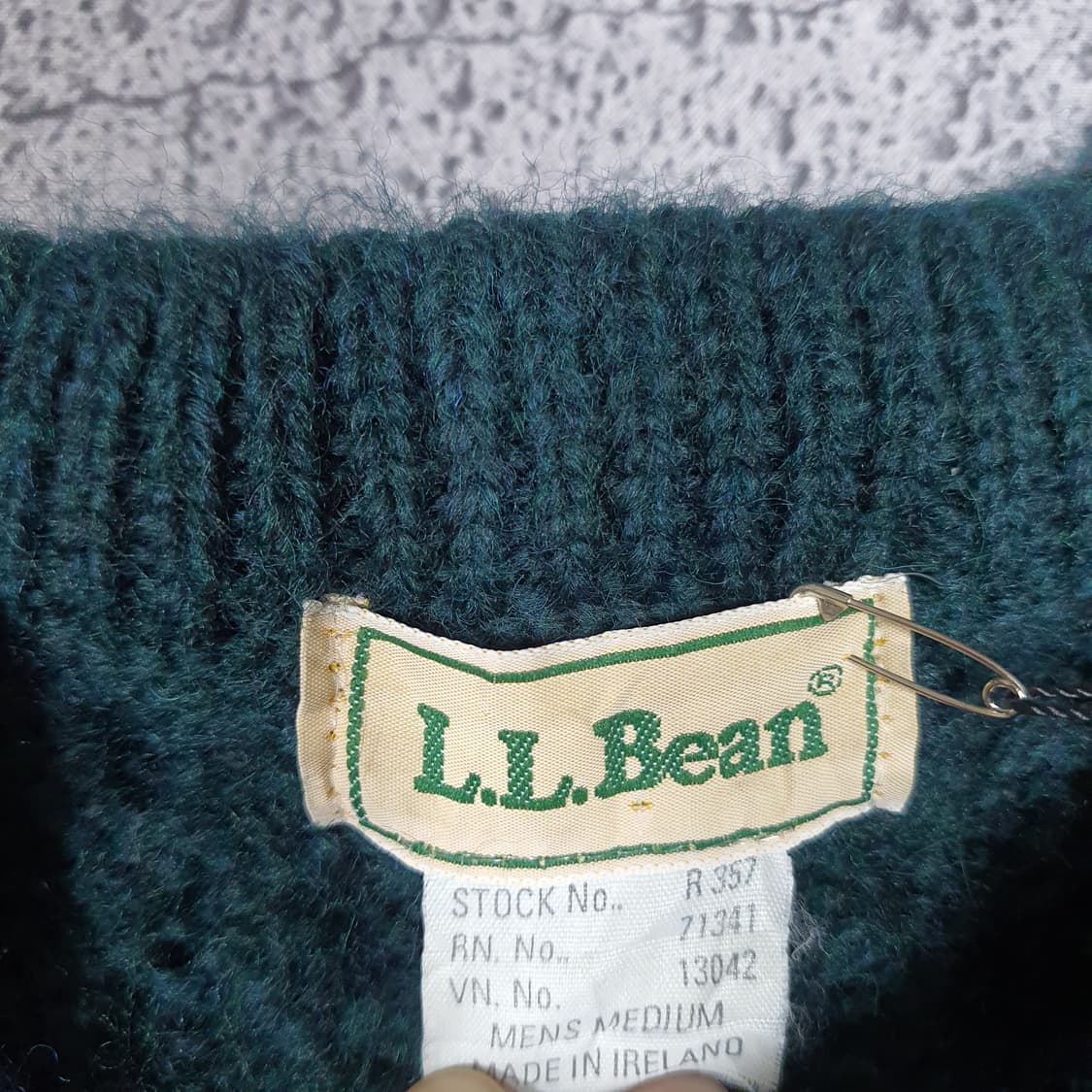 ✨ (바배) L.L.B 헤비 울 케이블 니트 상품이미지3