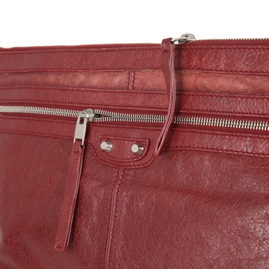 발렌시아가 클립 클러치 라지 273023 버건디 파우치 상품이미지8