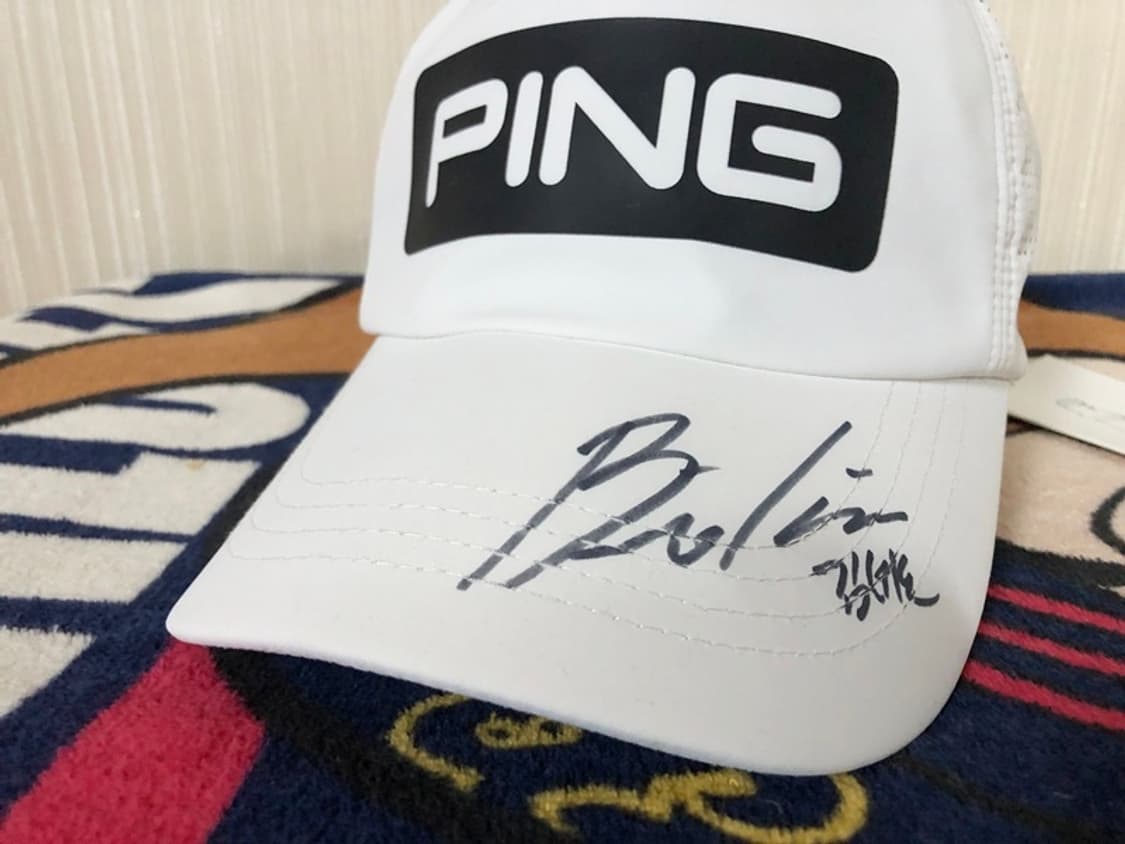 제41회 GS칼텍스 매경오픈 핑(PING)골프 김비오프로 싸인모자 상품이미지5