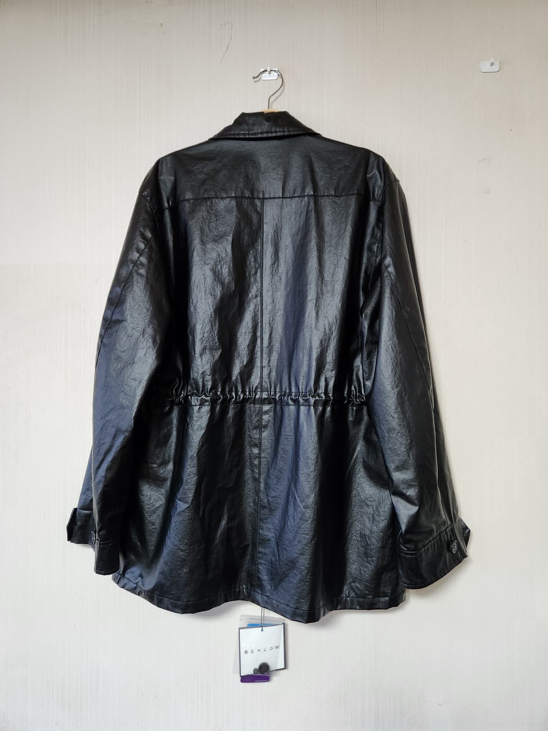 새제품 비슬로우X데릭 헤리티지 헌팅 자켓 블랙 상품이미지4