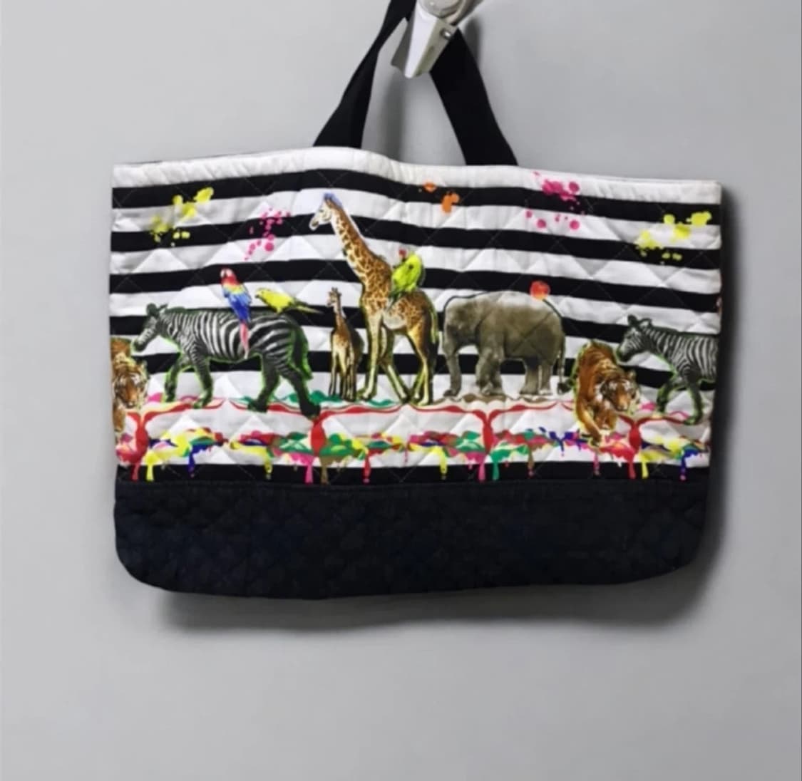 동물 프린팅 코튼토트백 상품이미지4