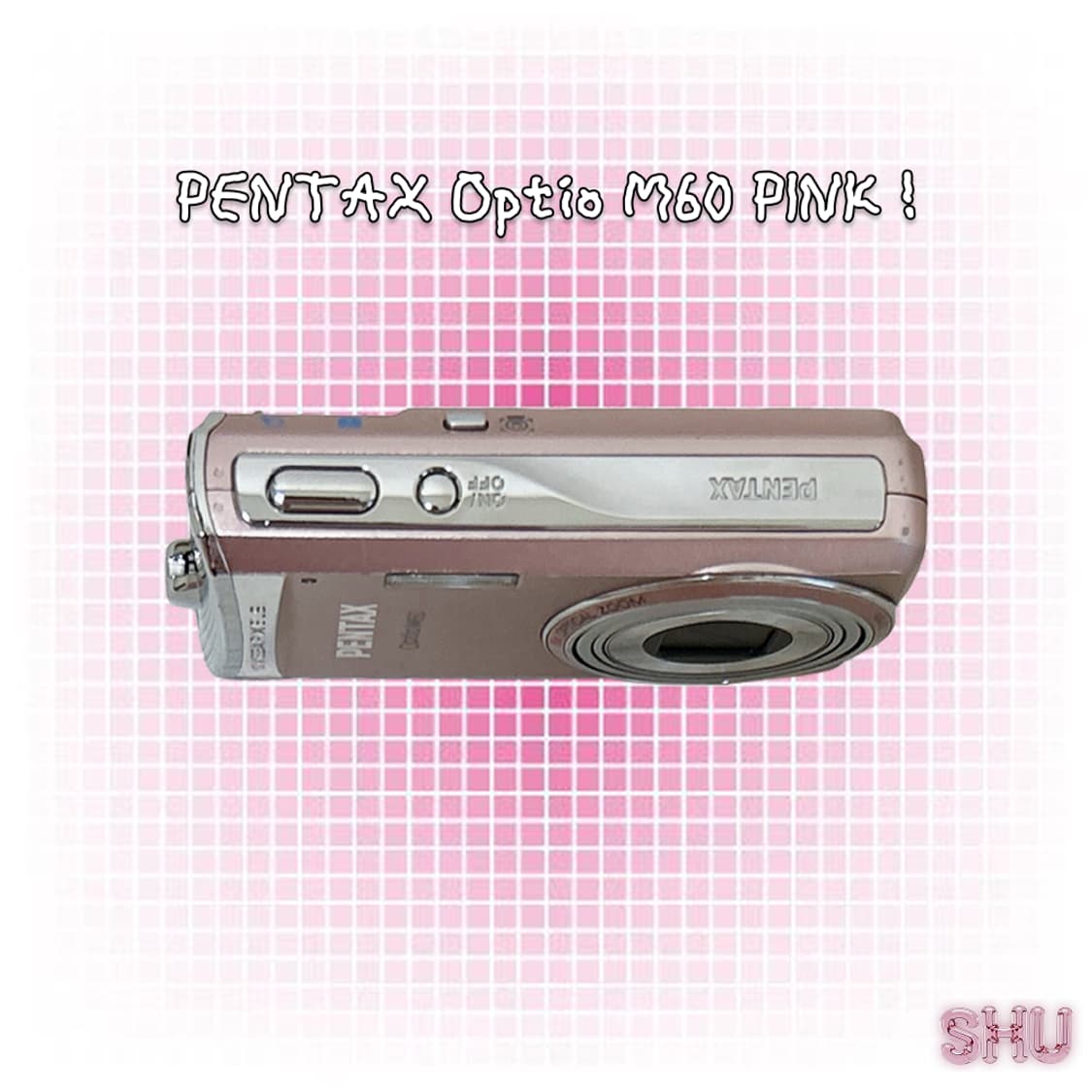 펜탁스 옵티오 M60 빈티지 디카 디지털카메라 핑크  상품이미지3