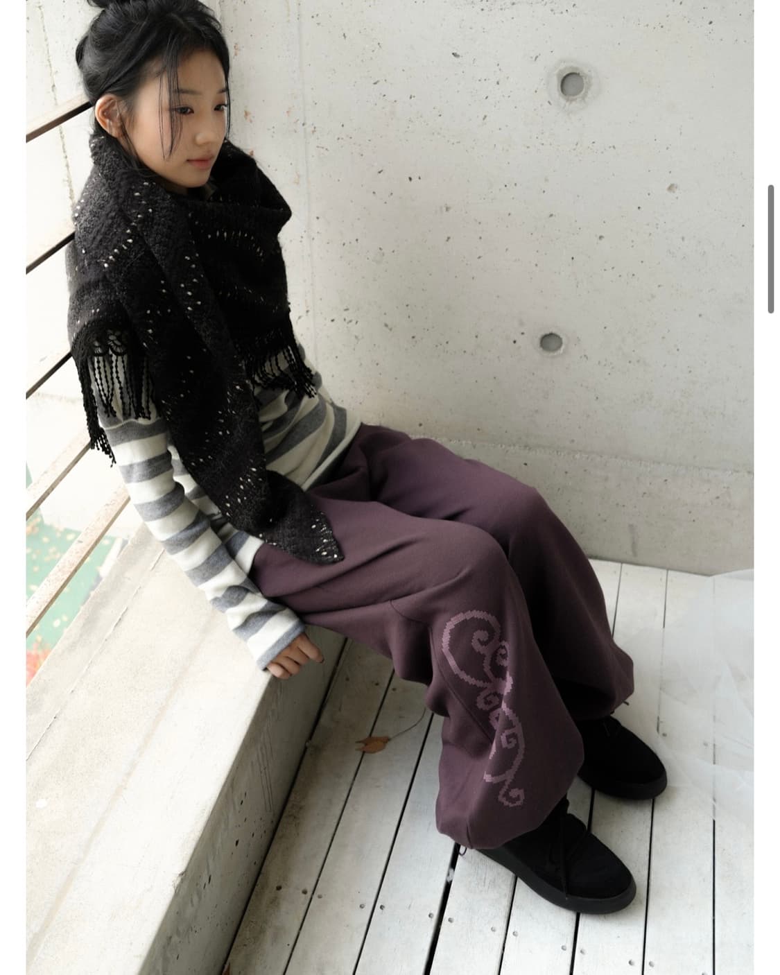 인앤양 Skirt sweat pants set 상품이미지3