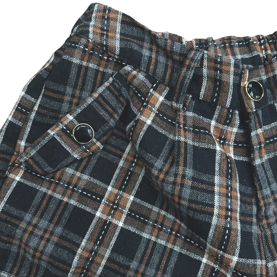 Tartan Checker Semi Volume Fit Shorts 상품이미지4