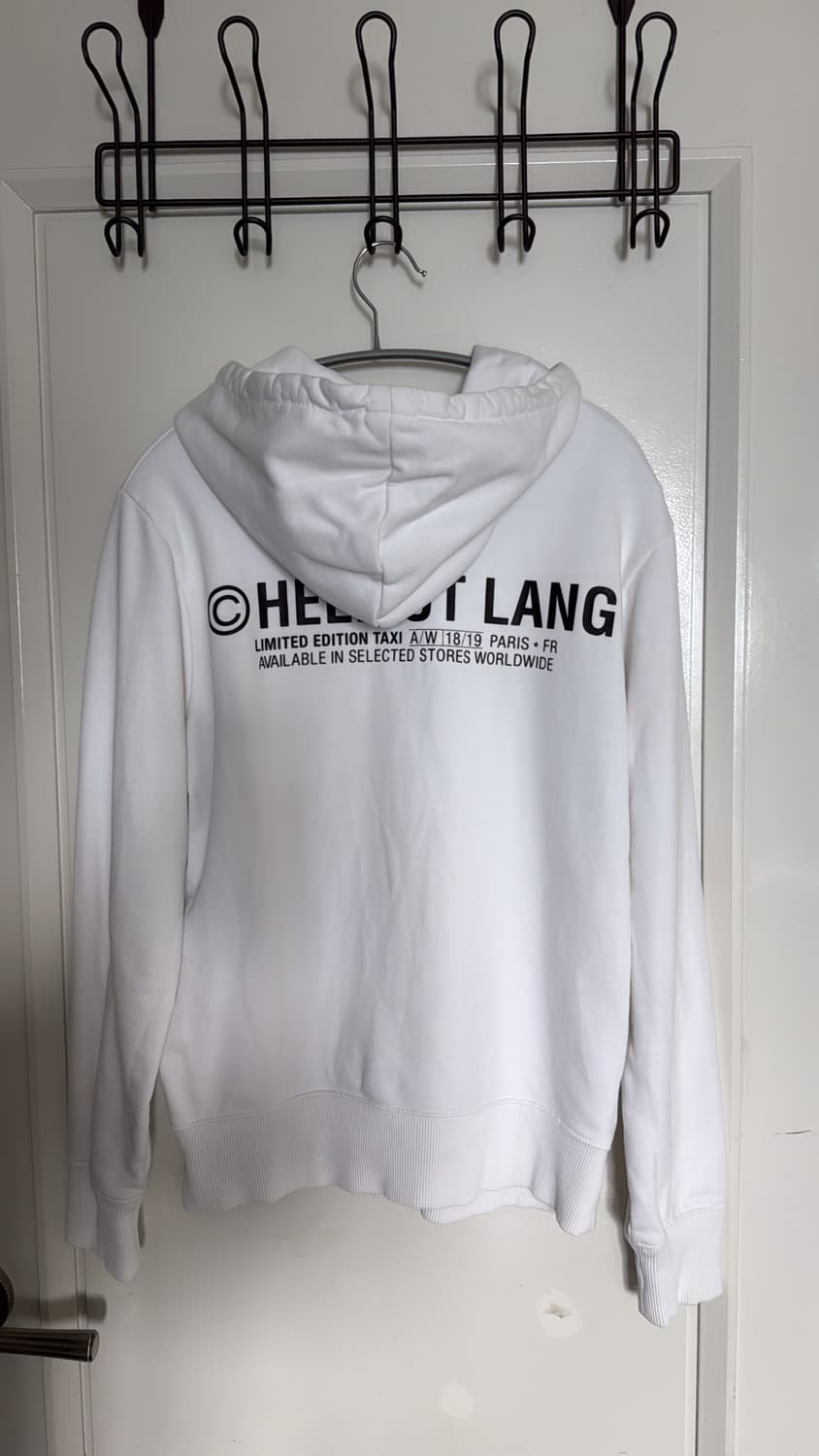 헬무트랭 택시 로고 후드티 상품이미지3