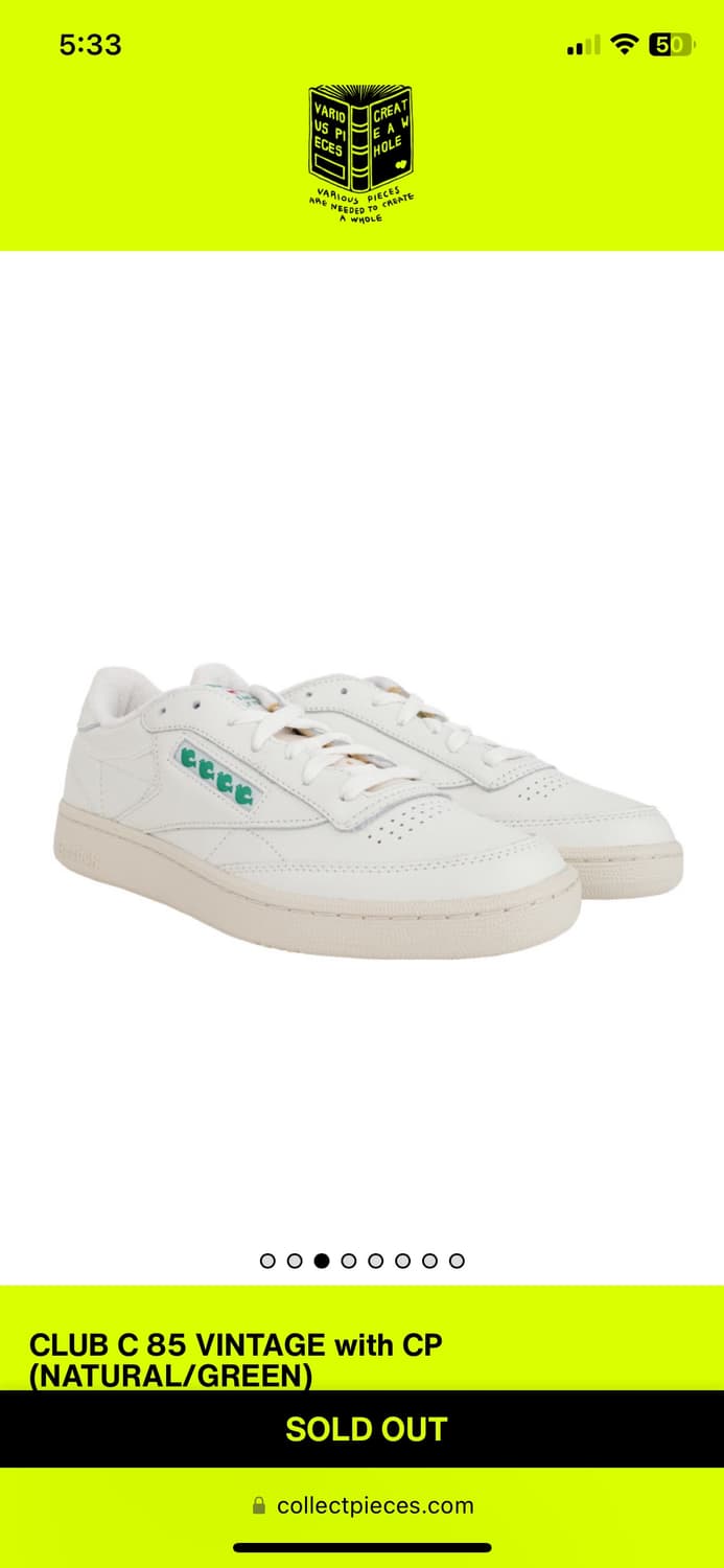 [235]컬렉트피시스 리복 클럽c 85  상품이미지1