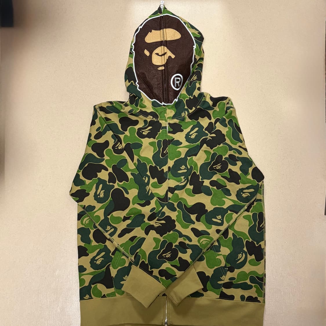 베이프 BAPE 카모 CAMO ABC 2ND HOODIE 후드집업 L 상품이미지1