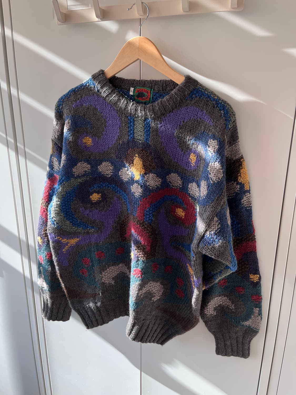 Boston traders 패턴 울 니트 상품이미지6