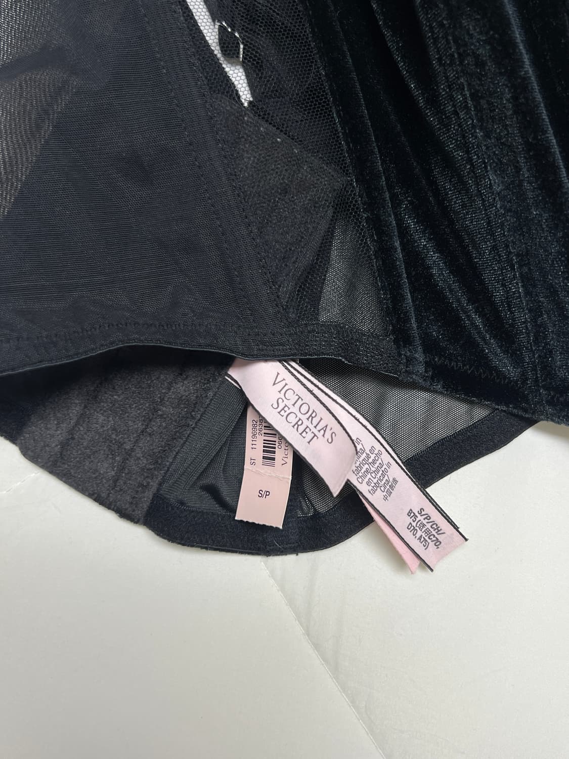 Victoria’s Secret Velvet Corset Top S 상품이미지3