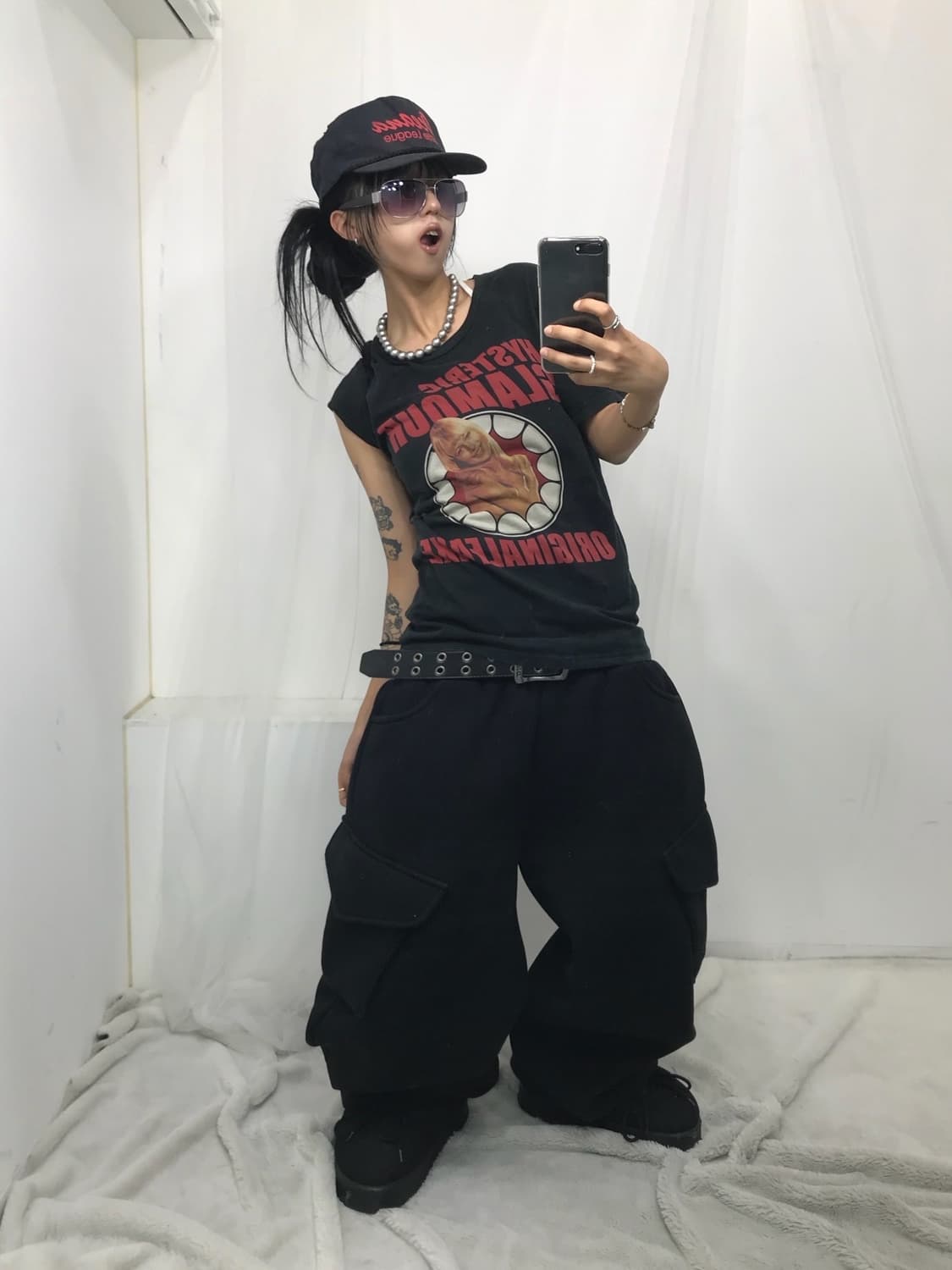 < Hysteric Glamour His Girl T-shirt > 상품이미지6