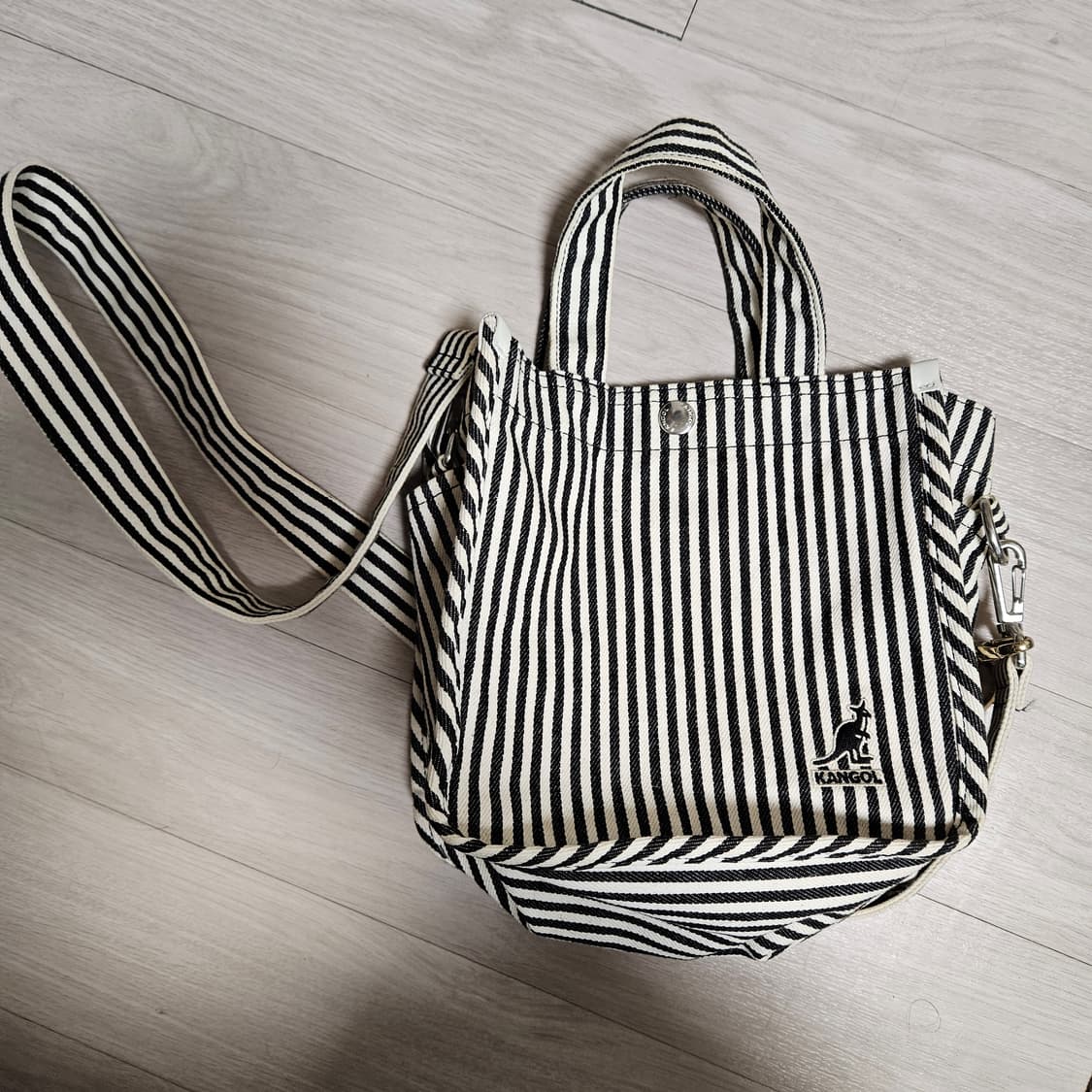 캉골 스트라이프 미니 토트백 숄더백 상품이미지1