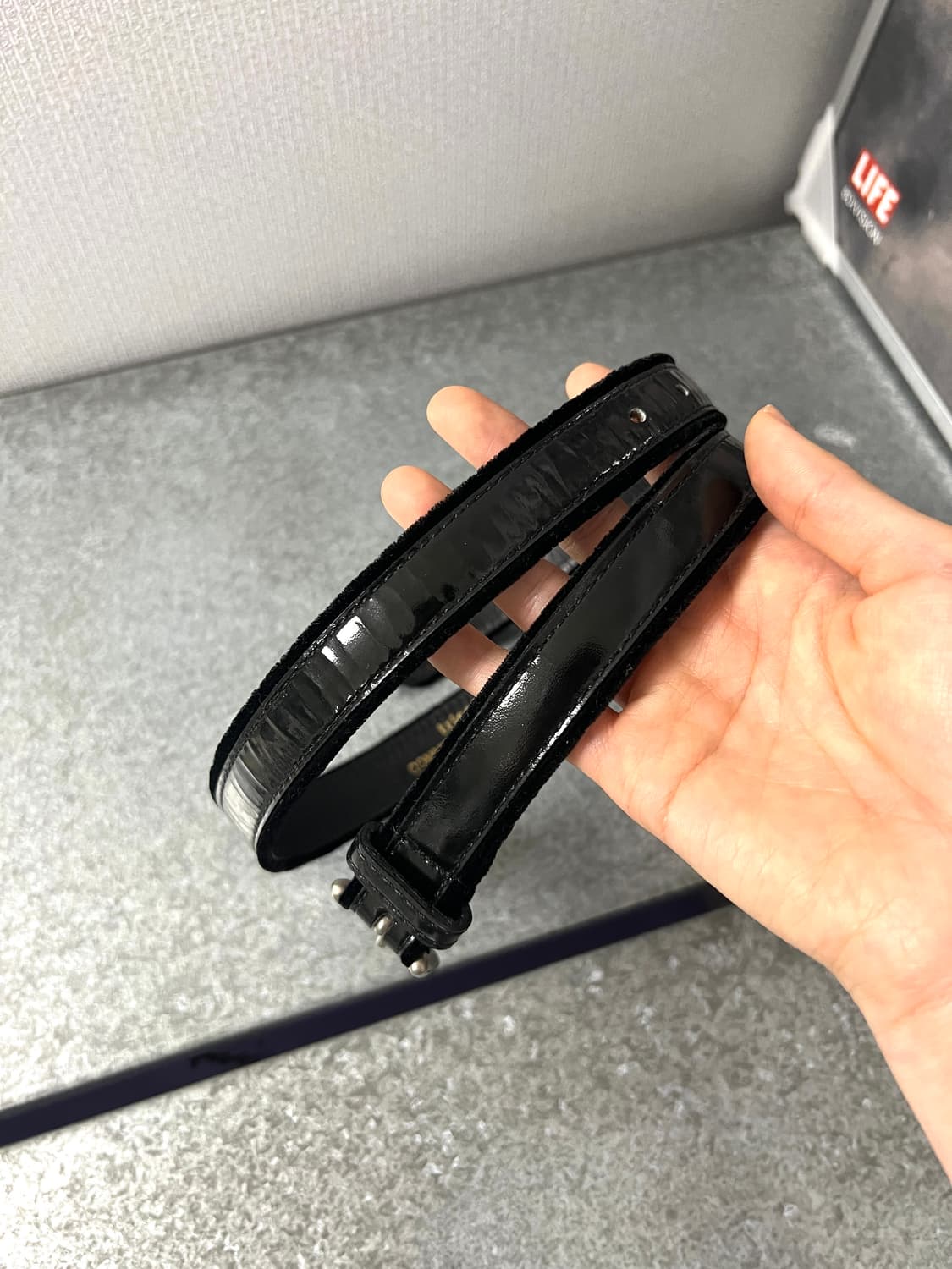 COMME des GARCONS tricot-ENAMEL BELT 상품이미지5