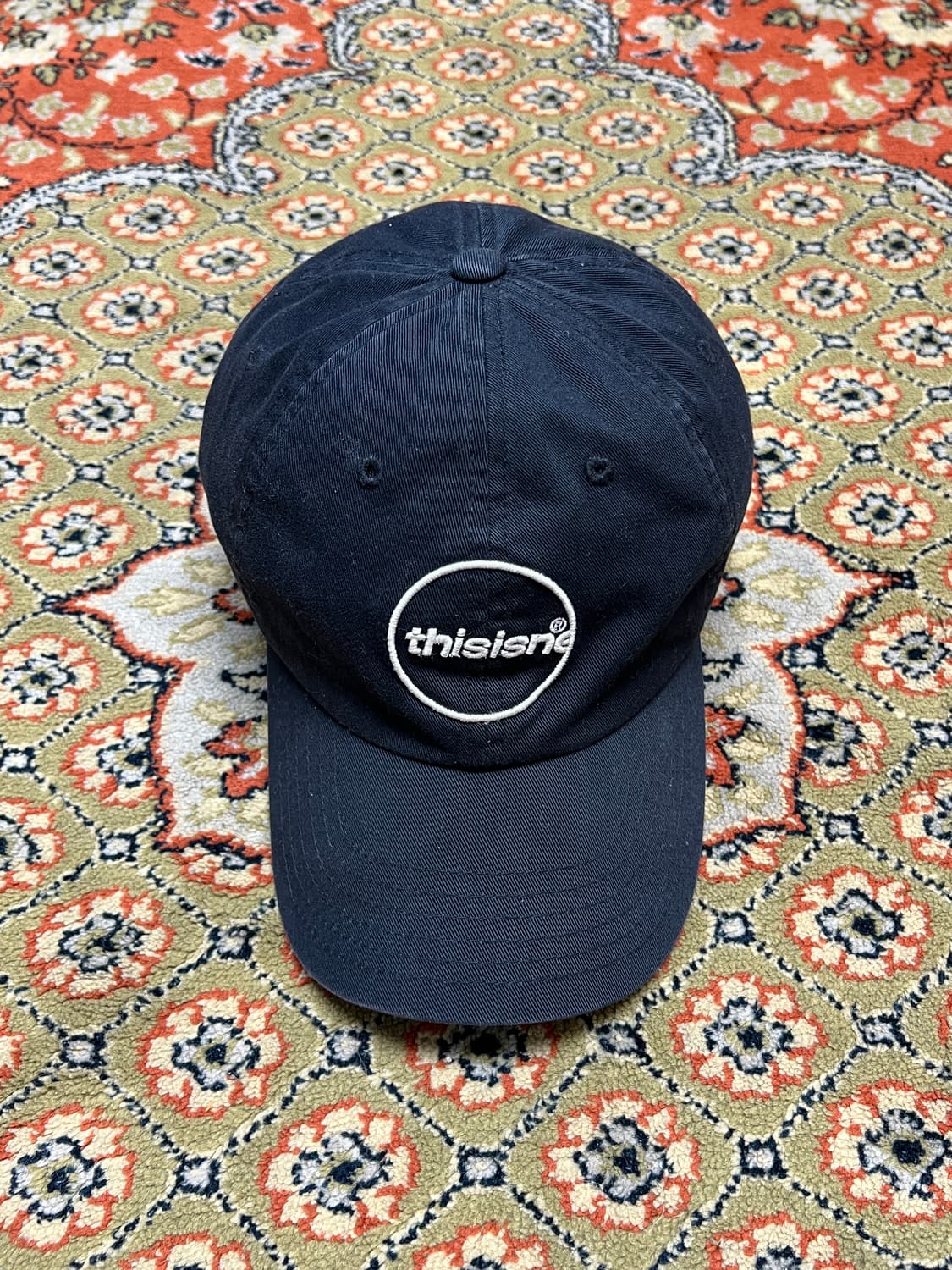 [OS] 디스이즈네버댓 로고 볼캡 블랙 상품이미지1