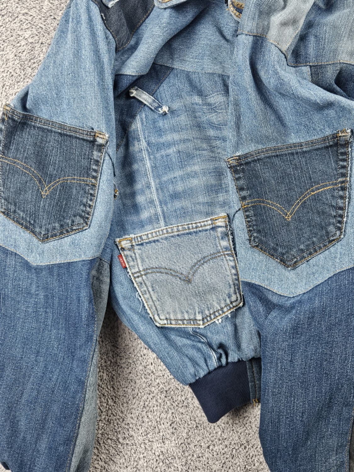 리바이스 리빌드 패치워크 커스텀 데님 자켓 (상세설명참조) / 10177 상품이미지9