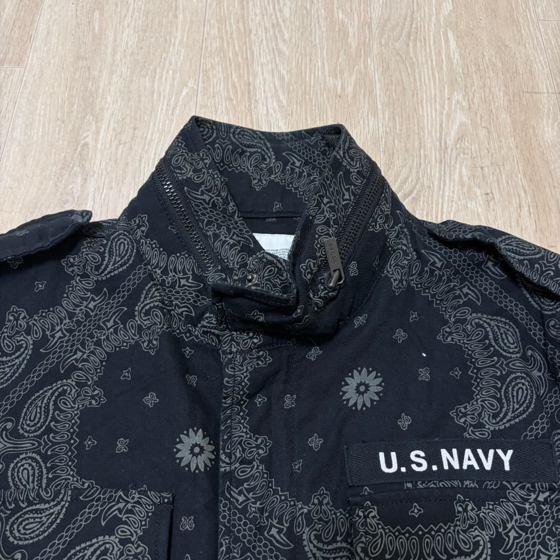 코데즈컴바인 페이즐리 포켓 M65 야상 자켓 L/100  상품이미지4