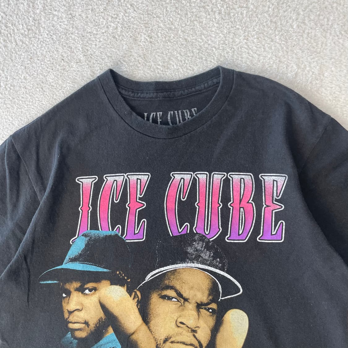 아이스큐브 컴튼 힙합 프린팅 반팔티셔츠 상품이미지3