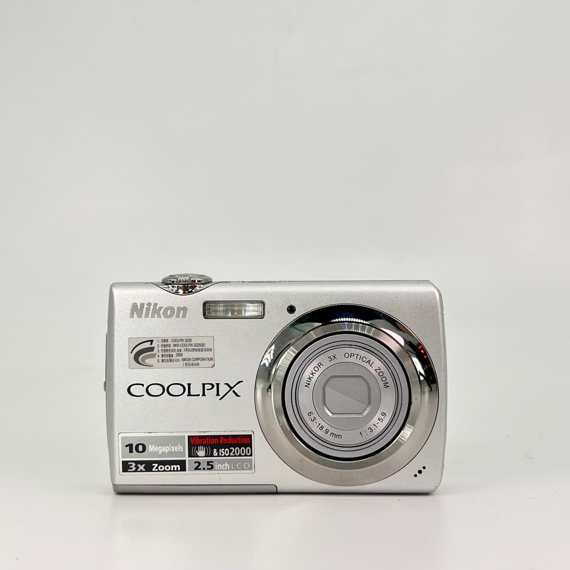 니콘 쿨픽스 Nikon Coolpix S220 실버 상품이미지1