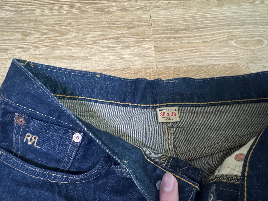 더블알엘 스트레이트 레그 핏 셀비지 30x30 상품이미지3