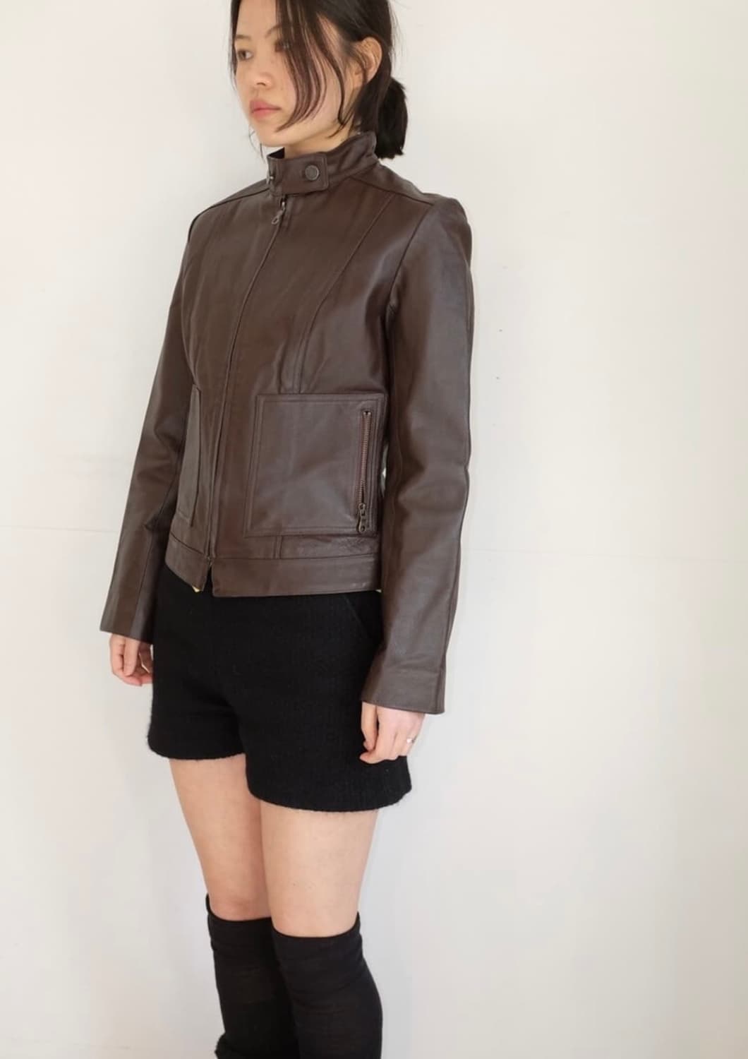 마츠리 Vintage leather jacket 상품이미지5