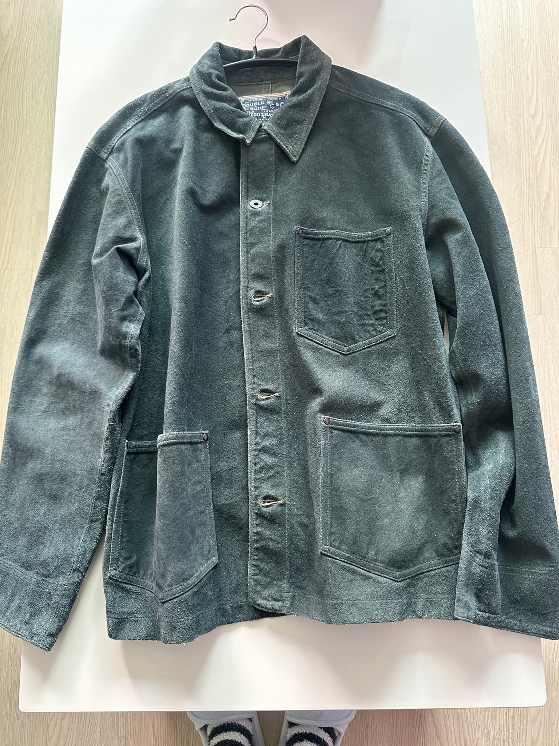 RRL 인디고 러프아웃 스웨이드 자켓 M 상품이미지2