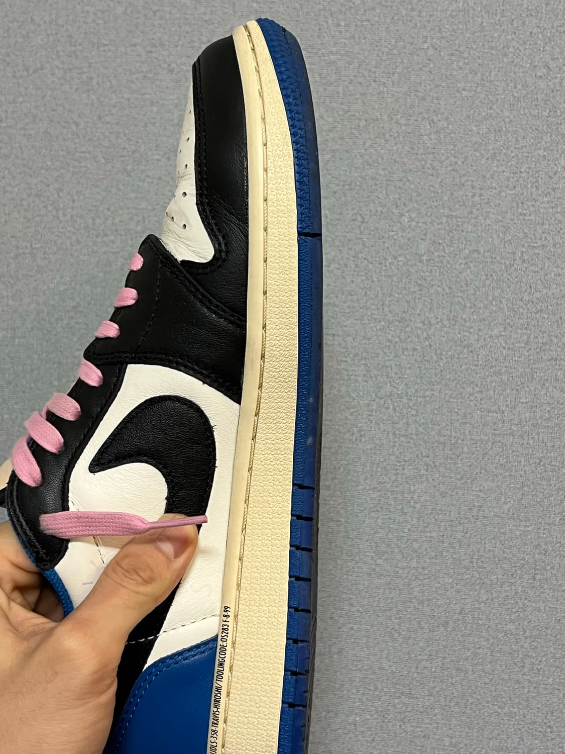 조던1 x 트래비스 스캇 x 프라그먼트 레트로 로우 OG(280) 상품이미지7