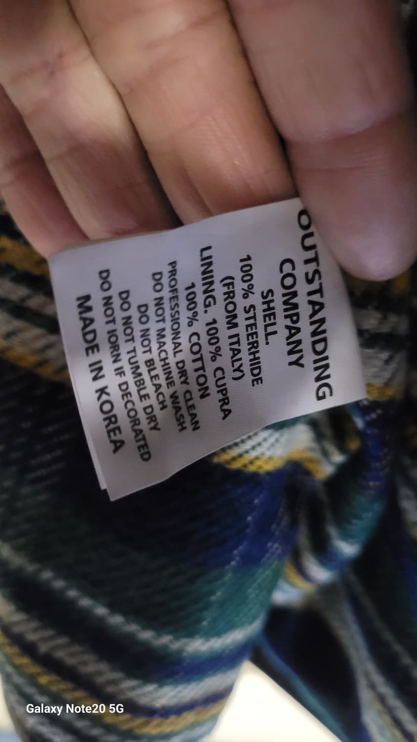 아운스텐딩 가죽자켓 상품이미지4