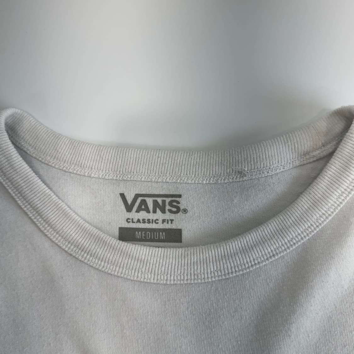 Vans 반스 백 로고 사이드 포인트 화이트 롱슬리브 상품이미지5