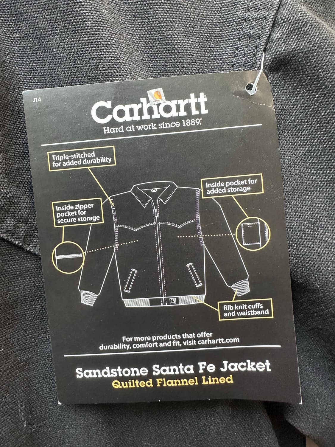 칼하트 j14 blk 데드스탁 상품이미지6