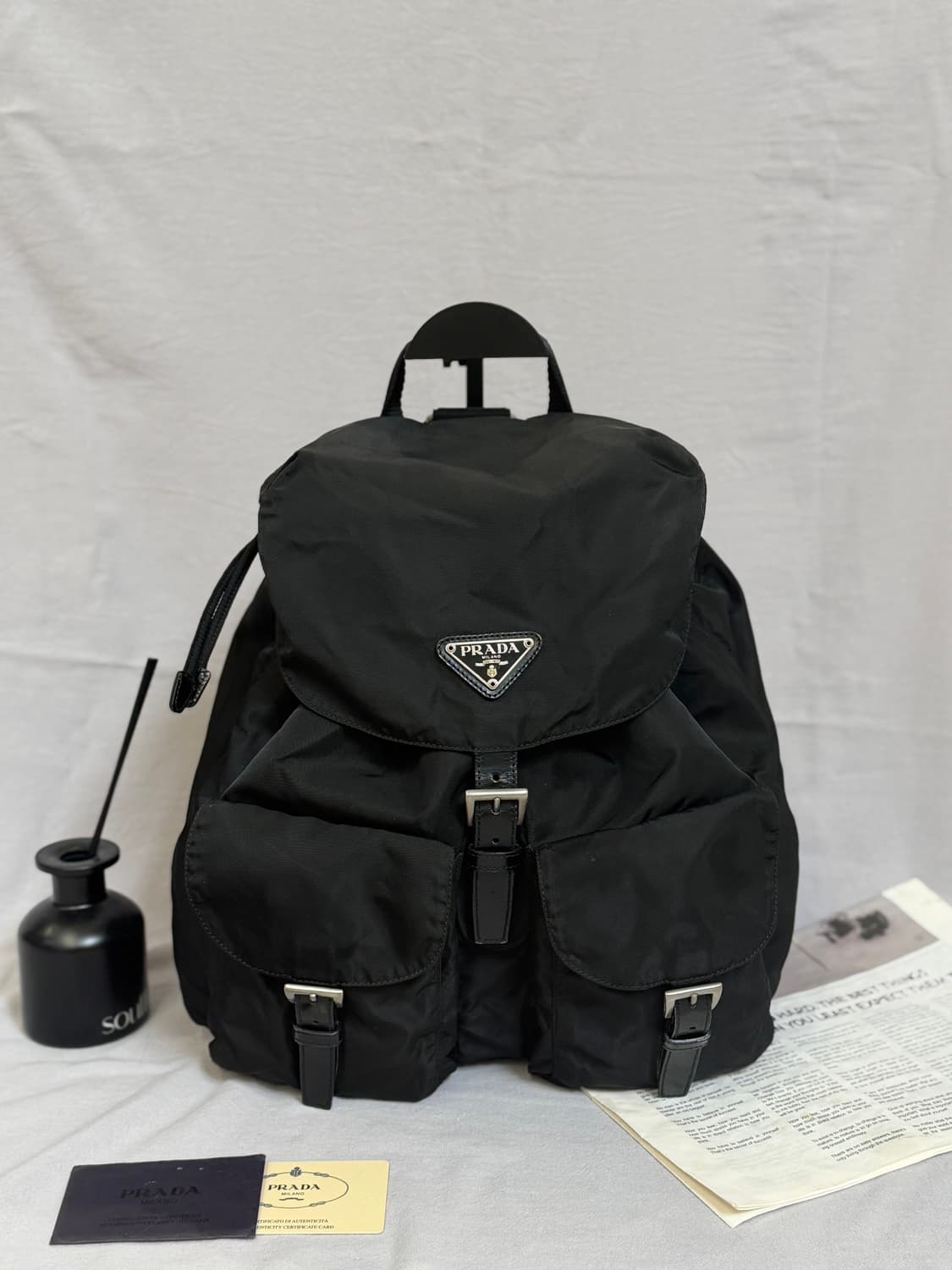 프라다 나일론 포코노 투포켓 백팩 미디움 상품이미지3