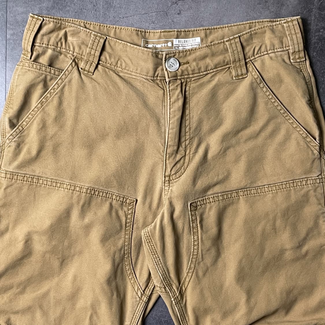 CARHARTT 칼하트BN2802 카멜 더블니 워크팬츠 A01115 상품이미지2