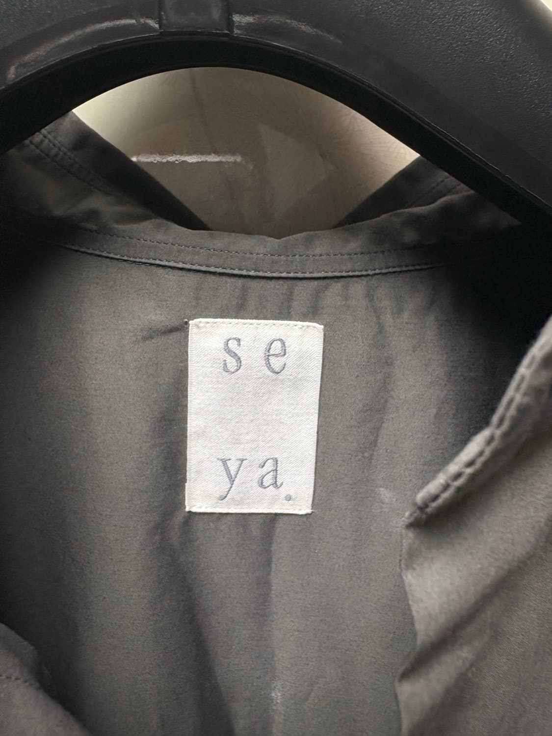 [3] Seya 세야 코튼 셔츠 grey 크리스타세야 상품이미지4