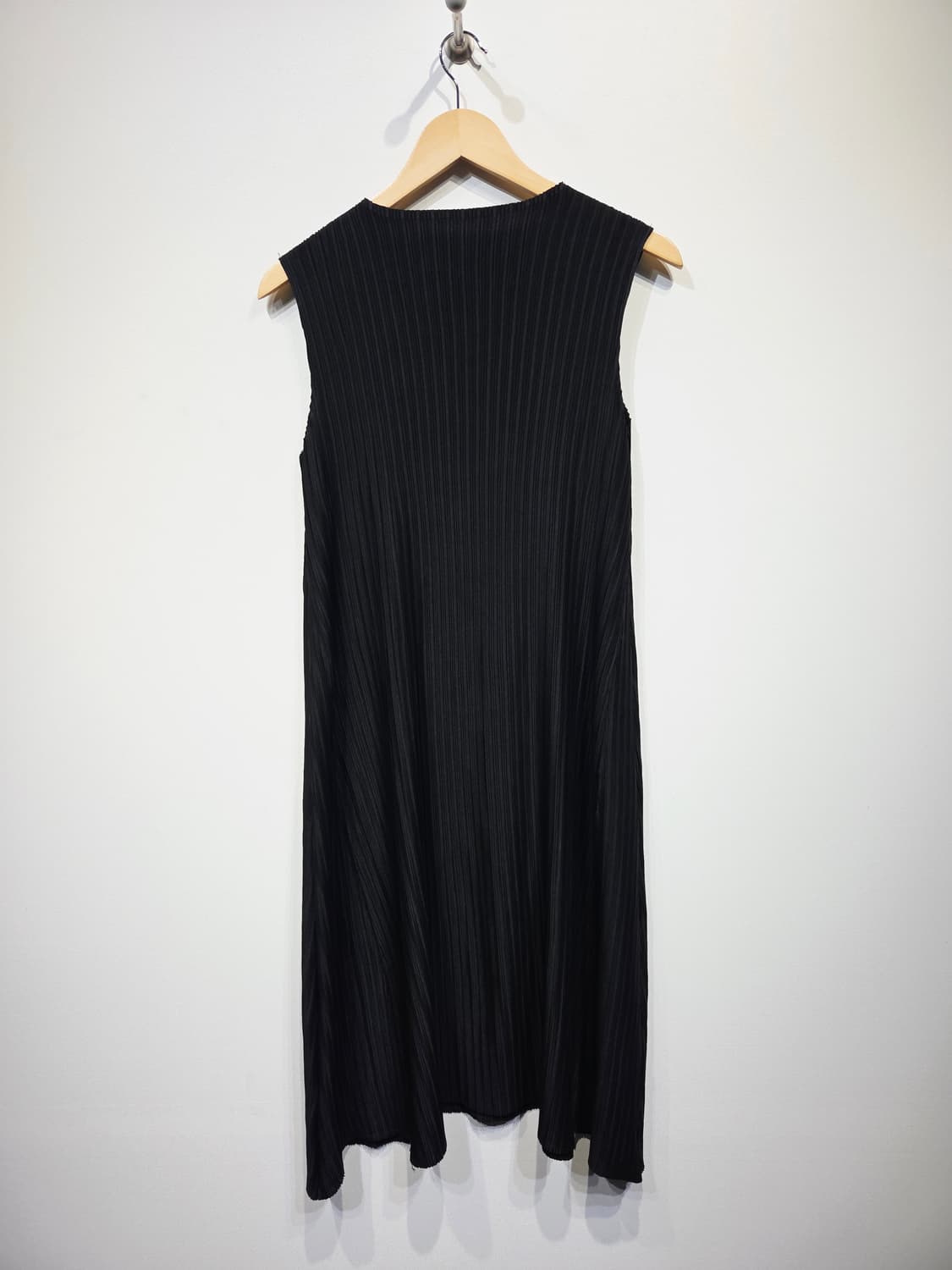 Pleatsme 플리츠미 블랙 주름 민소매 원피스 상품이미지5