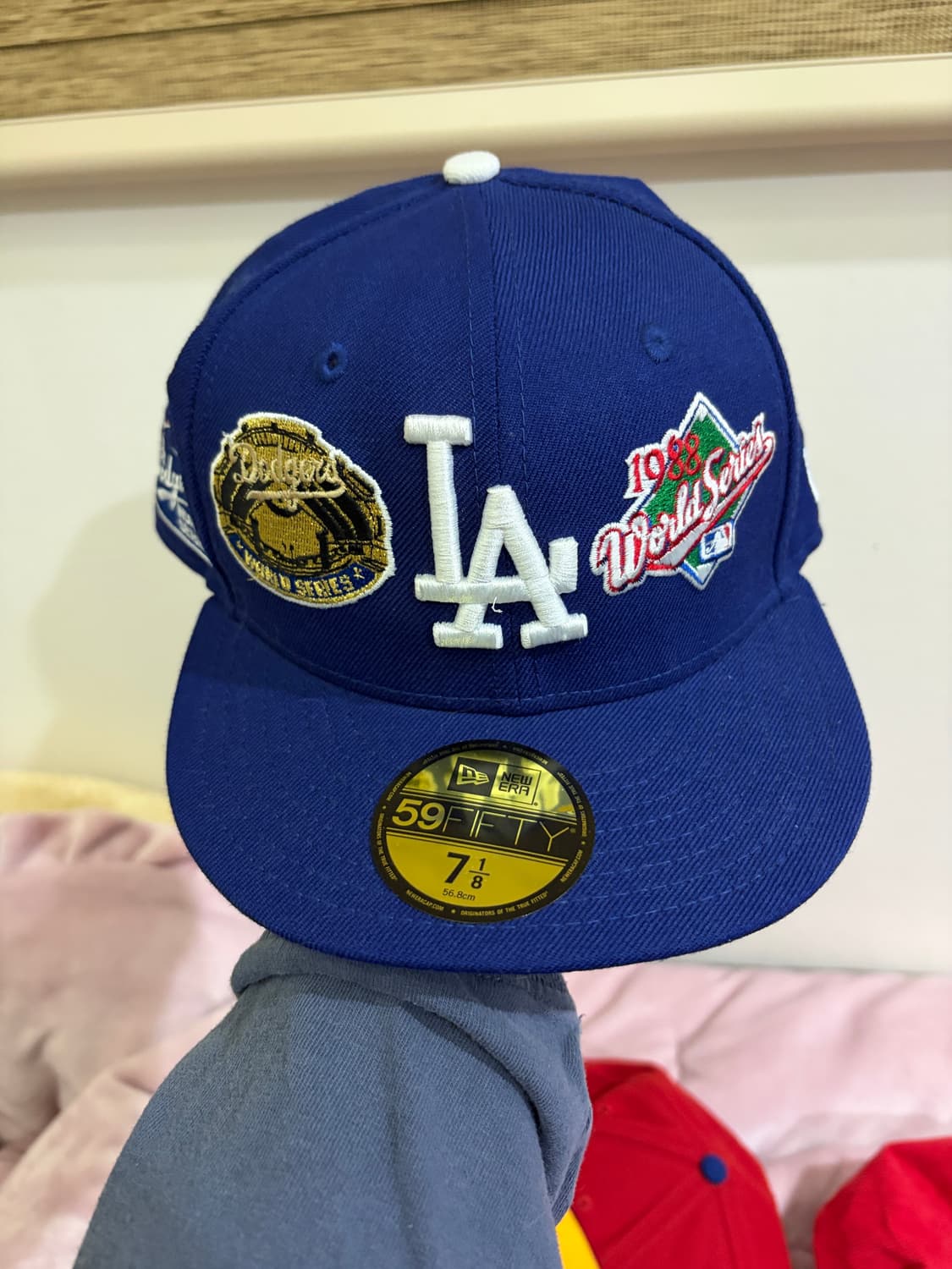 뉴에라 59fifty la 다저스 월드챔피언 7과 1/8 상품이미지1