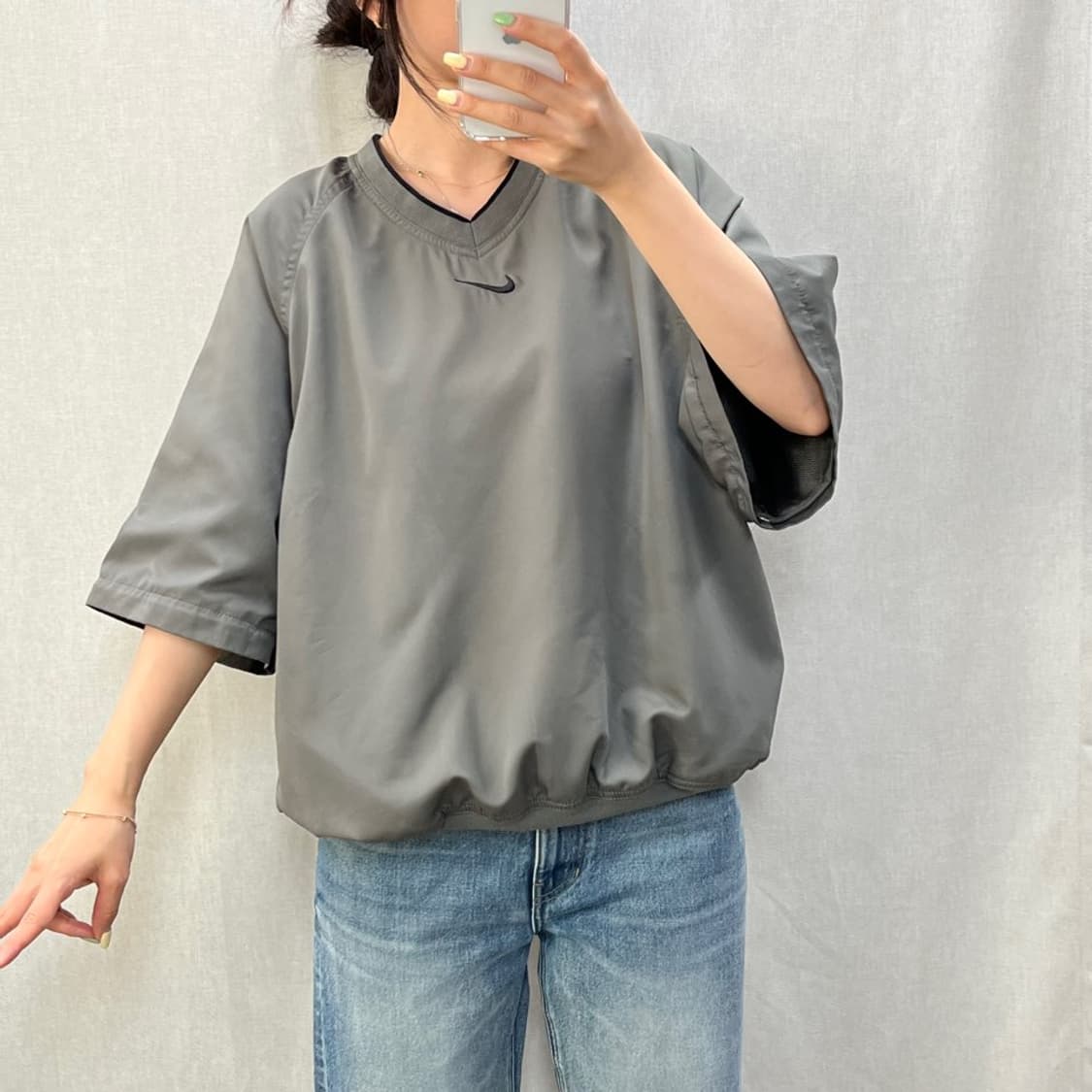 나이키 브이넥 반팔 웜업/#3847 상품이미지2