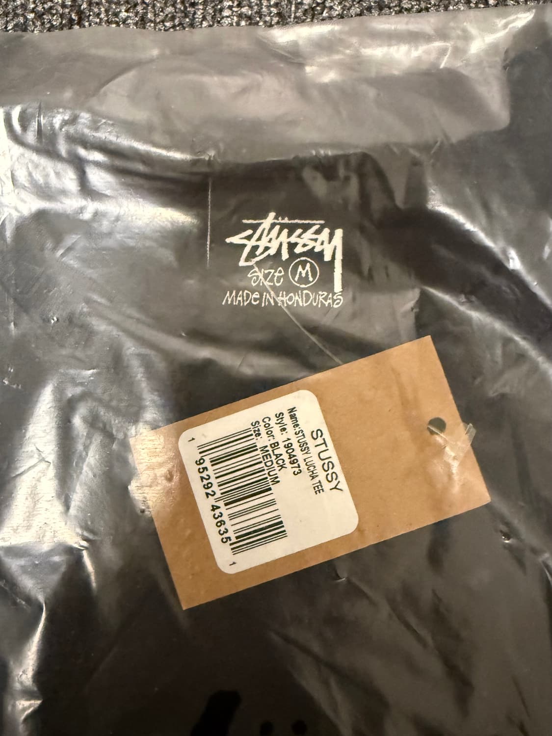 [M] 스투시 루차 반팔 티셔츠 블랙 상품이미지2