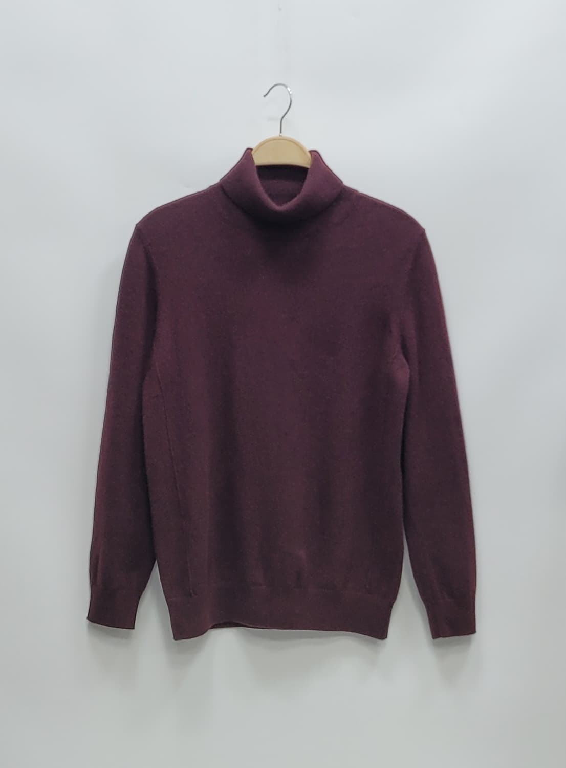 갤럭시 카디날 캐시미어 터틀넥 니트 스웨터 / 남 95 와인컬러 
 상품이미지1