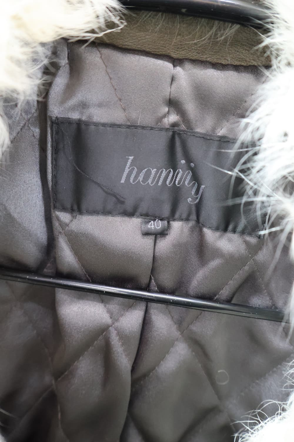 Haminy Faux-Fur Leather Jacket 상품이미지6