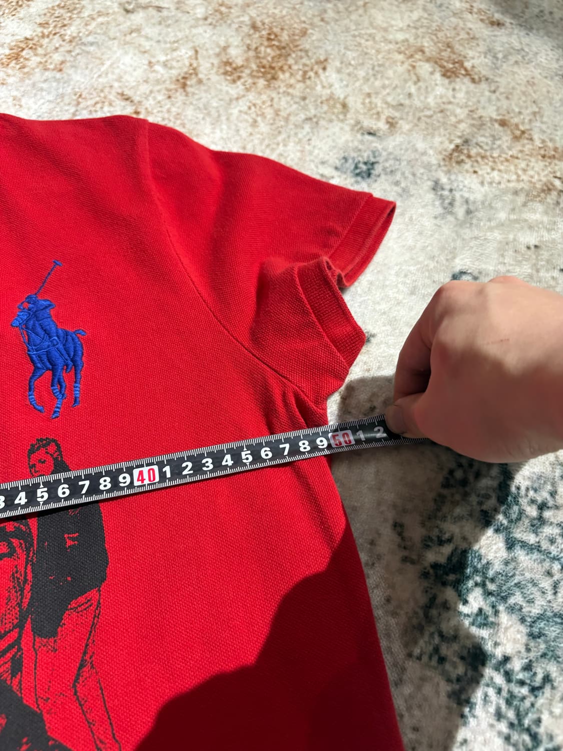 폴로 빅포니 USA 성조기 커스텀 반팔 카라 티셔츠 상품이미지8